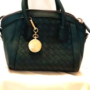 Sasha+Sofi dark green crossbody bag.